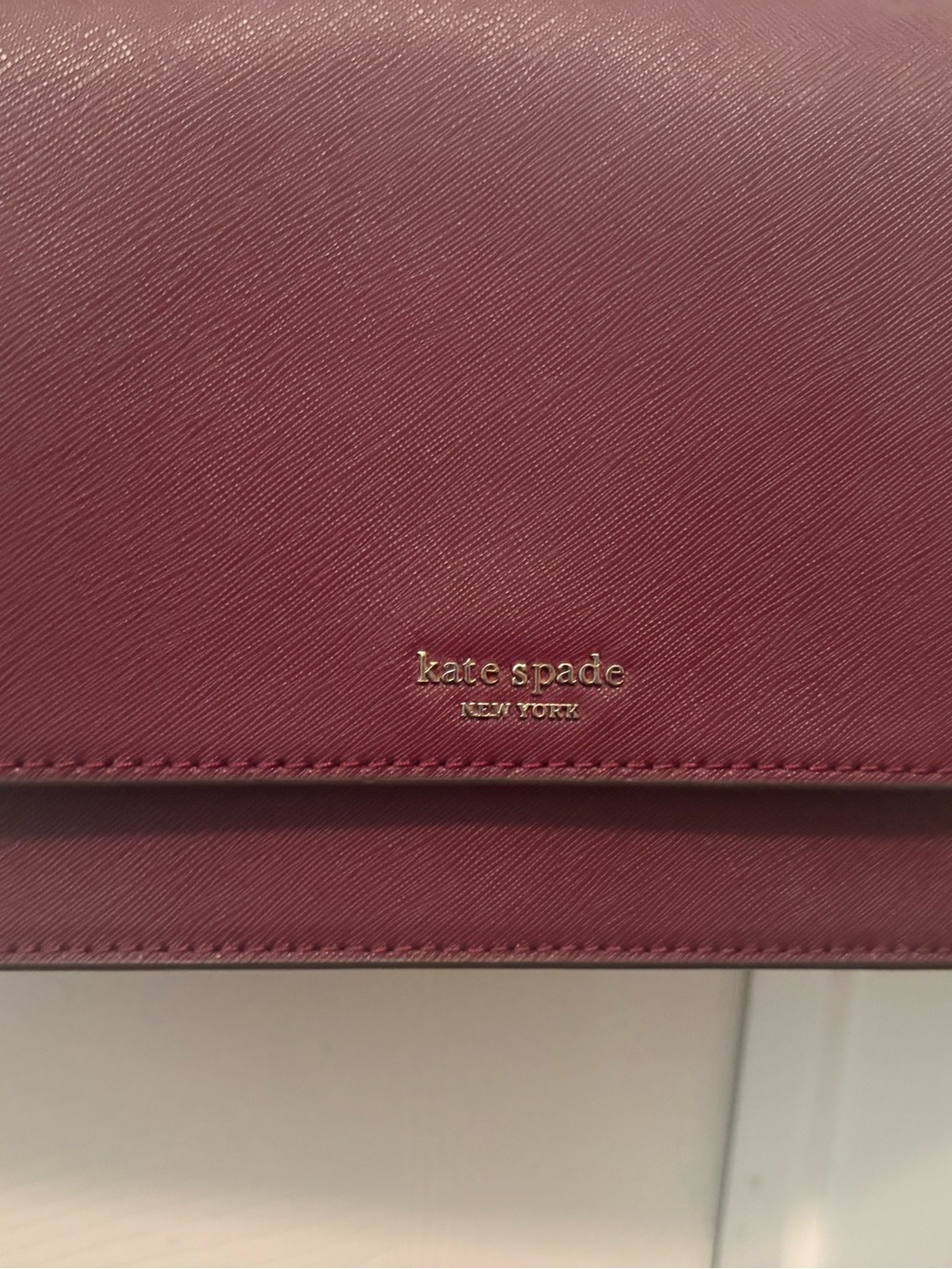 kate spade Plum Leather Crossbody Bag